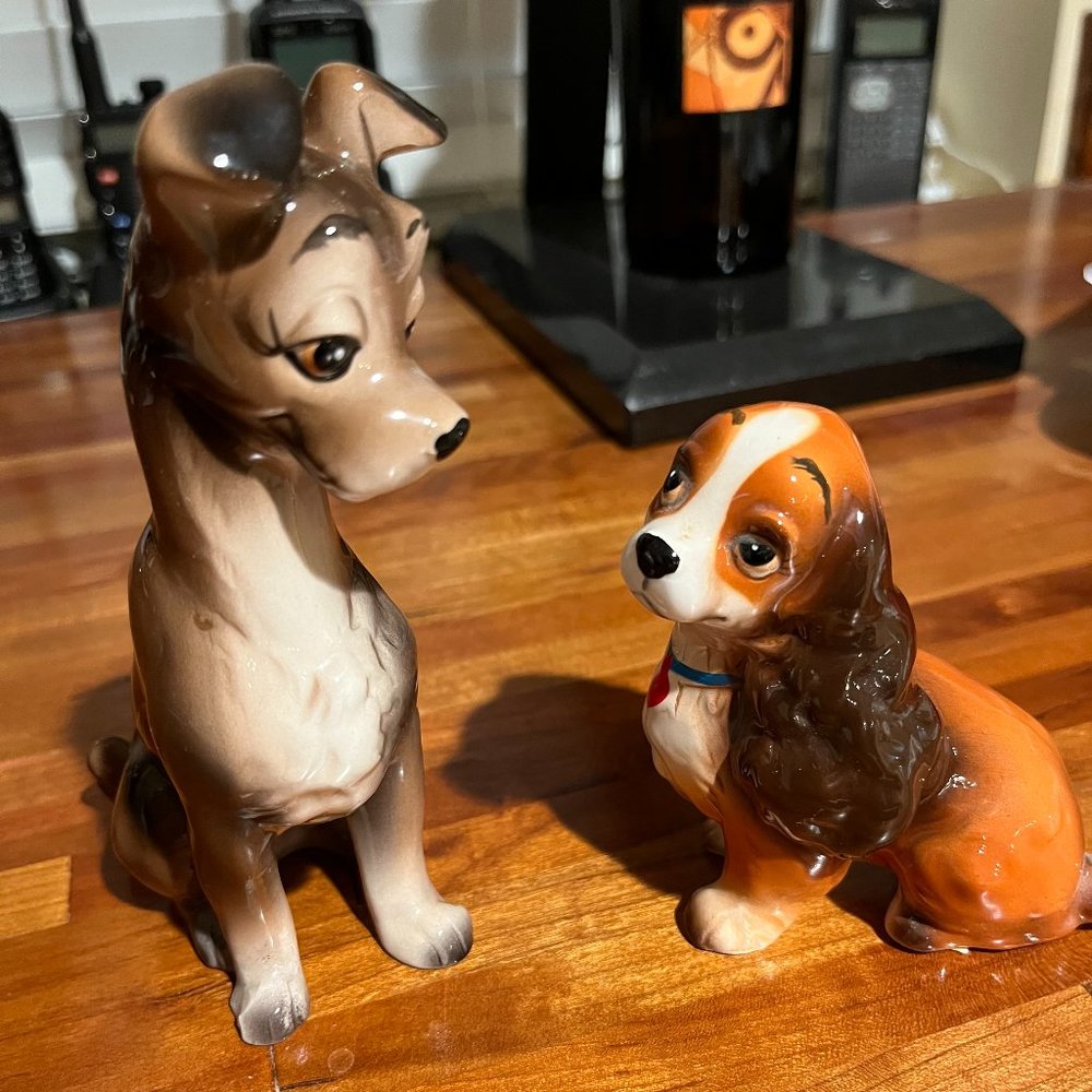Lady & the Tramp figurines